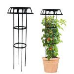 41-Inch Garden Trellis – Mushroom Top Trellis for Climbing Plants & Outdoor Pots